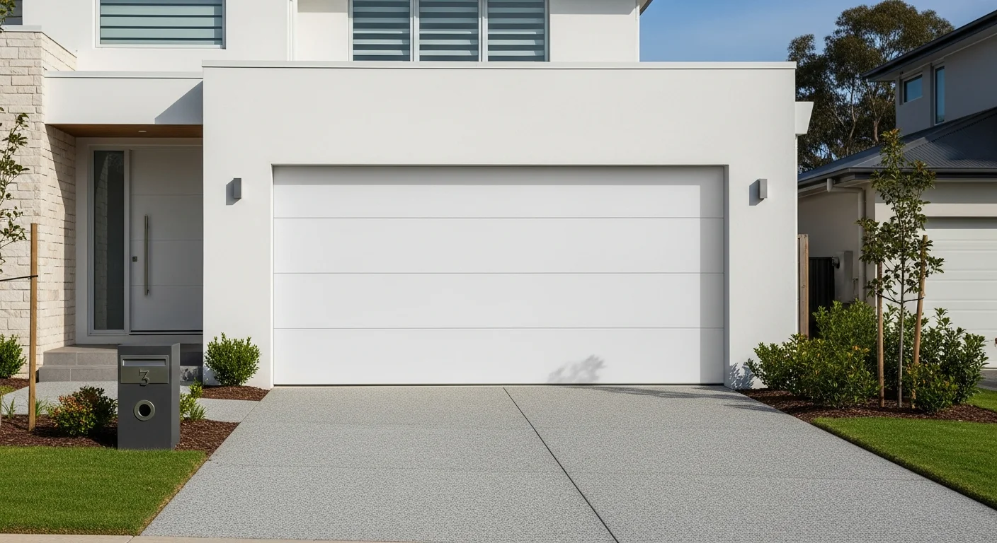 Flush Panel — Completely smooth, flat panel with no texture — ideal for sleek, minimalist modern homes. Available with All Windows. All colors except Bi-Directional wood grains.