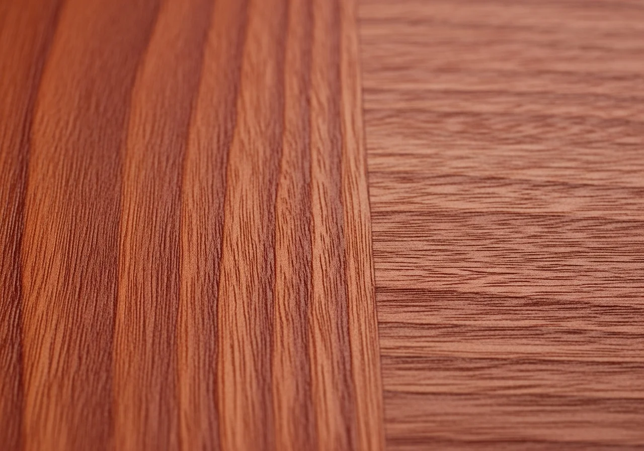 Mahogany finish swatch